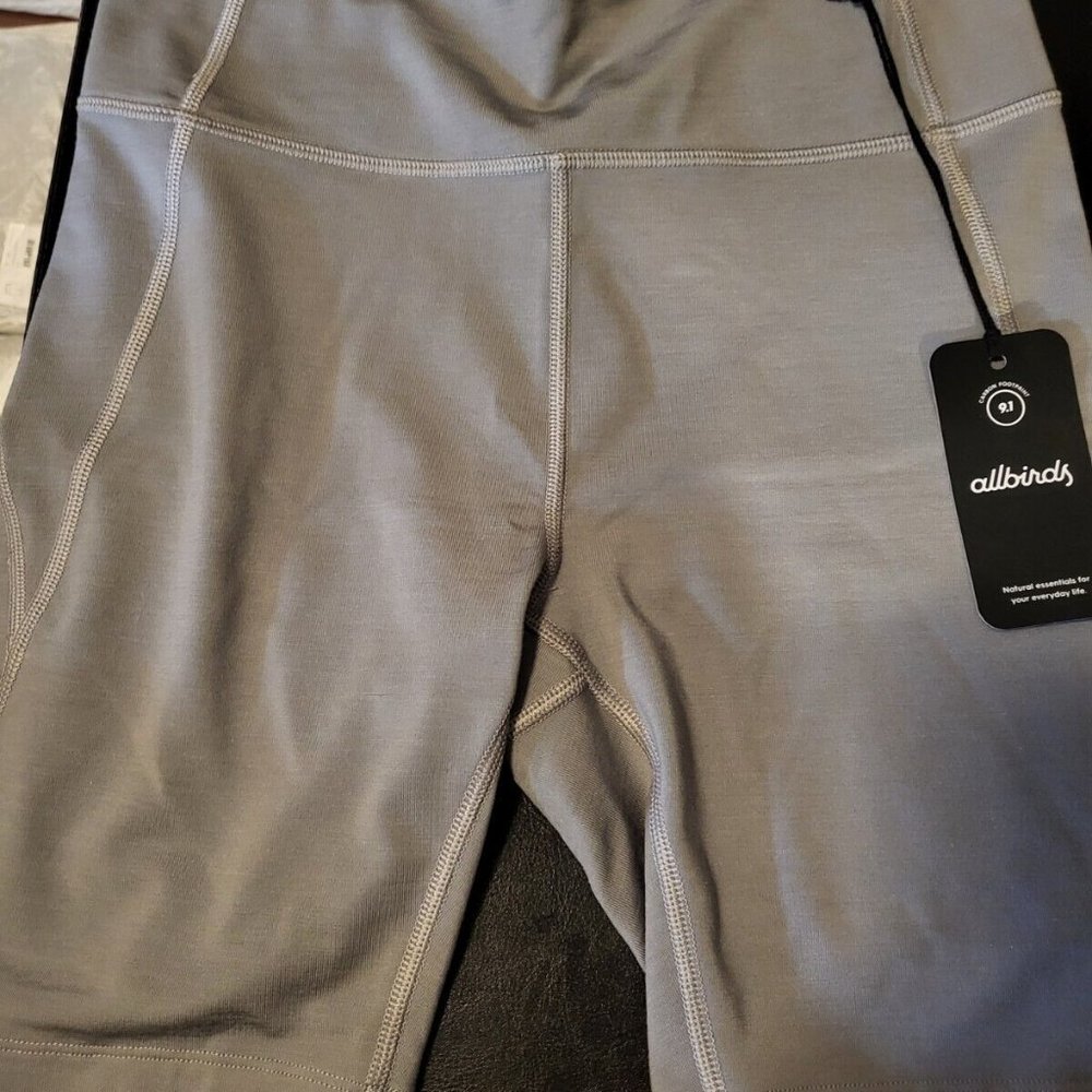COPY - allbirds Women's Natural Bike Short Medium Grey Size Large